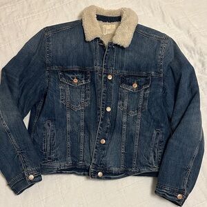American Eagle Outfitters Jean and Sherpa Jacket